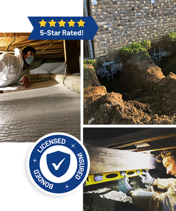 Crawl Space Encapsulation, Insured, Licensed, and bonded