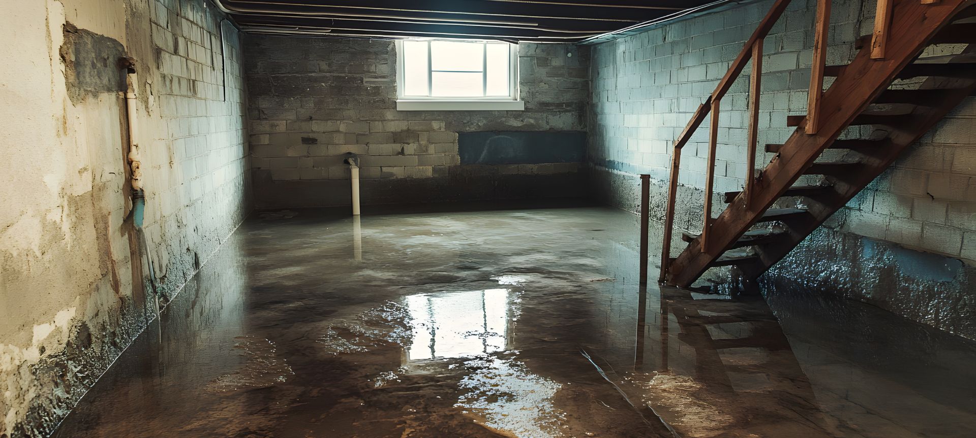 basement destroyed by water