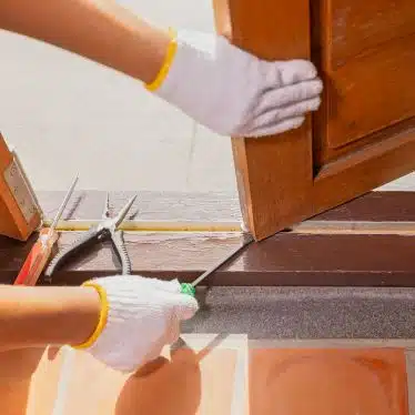 sticking door