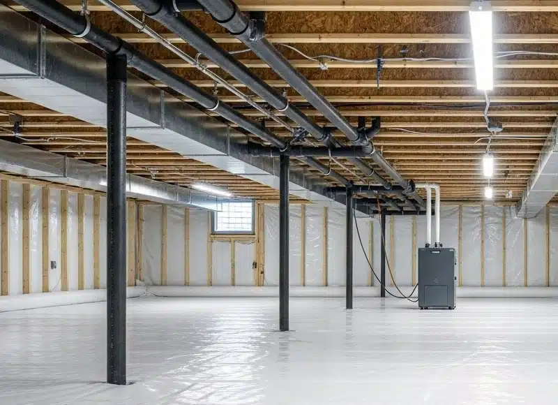 basement floor supports