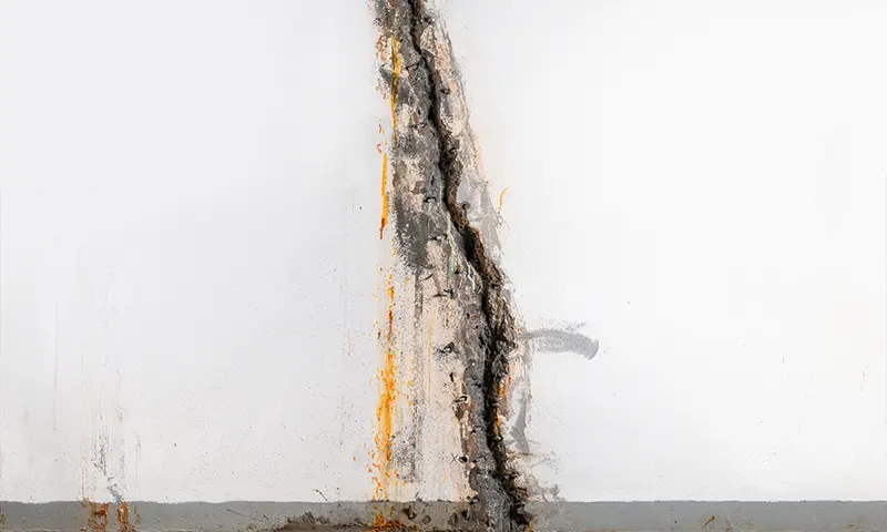 crack in wall